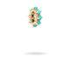 TURQUOISE + DIAMOND ROUNDS 14 - carat gold big bead Lulu's Collective