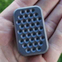 Manufacturing: Dimple™ "Stonewash" - 3-Click Titanium Slider