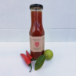 Farm produce or supplies wholesaling: Devil's Delight Sweet Chilli Sauce