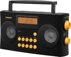 Sangean Radios: Sangean PR-D17 AM/FM Stereo portable radio for the vision impaired.