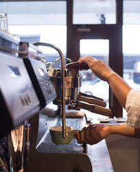 Coffee shop: Hire a machine to practice