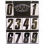 Motorcycle or scooter: Decals &. Race numbers / numbers