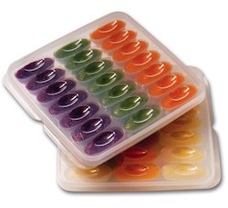 Frontpage: Twin pack Solids Starter Kit baby food freezer tray, 4 trays