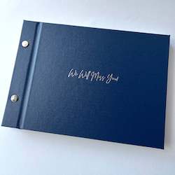 Farewell Guestbook - We Will Miss You - Foil Stamped