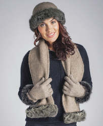 Accessories: KORU Possum Fur Trim Gloves