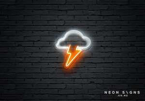 Thunder Cloud - LED Neon Sign