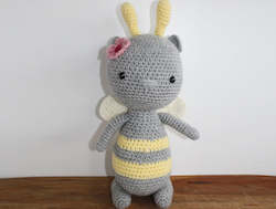 Beekeeping: "Bella Bee" Hand Crocheted Stuffed Toy