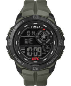 Timex UFC Rush 52mm PU Strap Watch TW5M59400