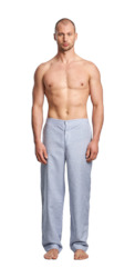 Clothing: NO 2 Pant | Linen Stripe