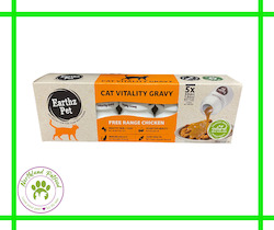 Store-based retail: Earthz Pet Cat Vitality Gravy for Cats 30ml x 5 - Free Range Chicken