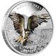 Birds of prey silver coin - osprey