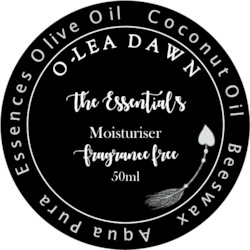 The Essential Range: O'Lea Dawn Essential Moisturiser - Fragrance Free 50ml