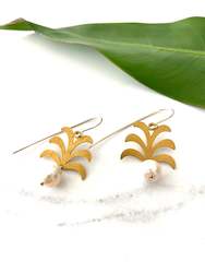 Jewellery manufacturing: Palm Pearls Earrings