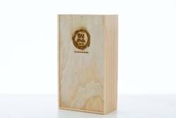 Spirit based mixed drink: Wooden Engraved Gift Box â Double