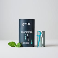 Flossing: Grin Biodegradable Floss Picks Pack of 45