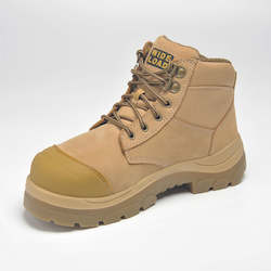 Oyster farming: 690WL - Wheat Lace Up Safety Boot 15cm (6")