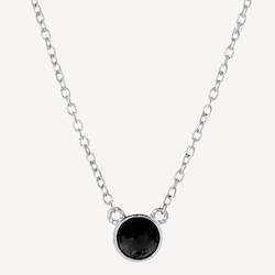 Jewellery: Heavenly Onyx Silver Necklace