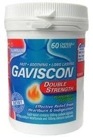 Gaviscon double strength chewable tablets peppermint 60