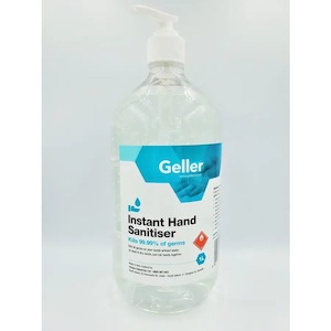 Geller Hand Sanitiser 1L Pump Pottle