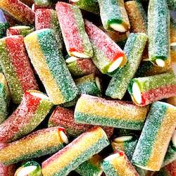 Confectionery: XXL Sour Rainbow Tubes