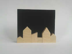 Carpentry, joinery - on construction projects: Zero Waste Black Skyline in Plywood