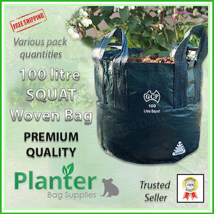 Woven Planter Bags – 100 ltr SQUAT