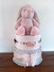 Diaper cake - Double - Pink Bunny