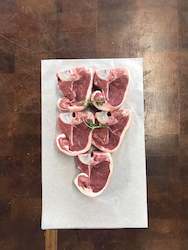 Butchery: Lamb Mid Loin - Cut into chops (1kg)
