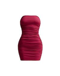 Clothing: RUCHED TUBE DRESS AH3