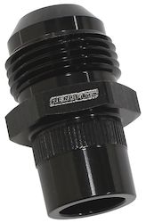 Aeroflow Press In Cover Breather Adapter - Black (AF708-10-03BLK)
