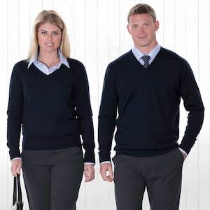 The Catalogue Womens Merino Detailed Vee Pullover