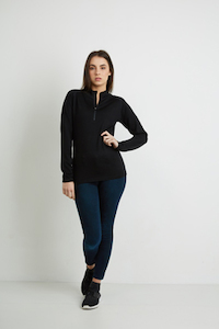 Aurora Womens Half Zip Merino