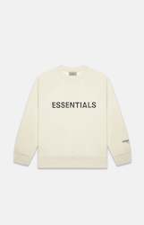 Clothing: FOG Essentials Cream Crew Neck Sweatshirt