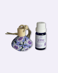 Lavender oil extraction: Car Diffuser