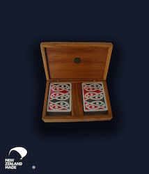 Wood: Rimu Playing Card Box