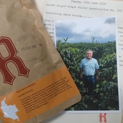 Coffee: ROCKET - single origin filter subscription gift card