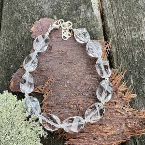 Rock crystal bracelet