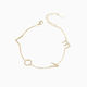 Love Letter Bracelet in s925 with gold plating