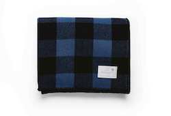 All: Bald Hill Blue Check Blanket