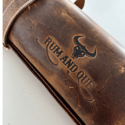 Spice: RUM AND QUE X VICTORY LEATHER KNIFE ROLLS-11 POCKETS