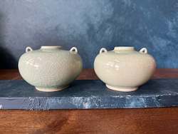 Kitchenware wholesaling: Green celadon  Vintage Vase