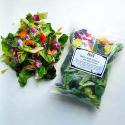 Lettuce baby leaf & edible flower mix - 200g