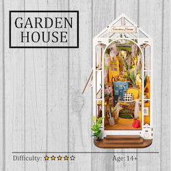 Garden House DIY Book Nook 3D Wooden Puzzle