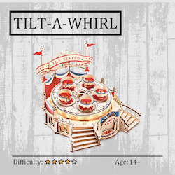 Tilt-A-Whirl 3D Wooden Puzzle