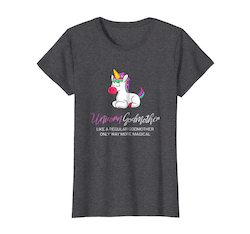 Designs: Unicorn Godmother Shirt, Godmother Gifts From Godchild
