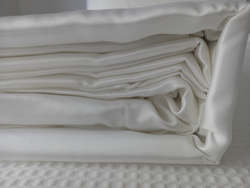 Silk Sheets - White