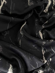 Household linen wholesaling: Silk Pillow Case - Black Marble