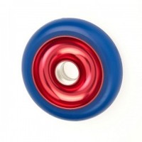 Skateboard: Eagle Sport 100mm Anodised Wheel - Red/Blue