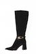 Tess Gold Pin long boot WIDE