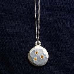 Jewellery manufacturing: Callisto Pendant - Silver with Citrines